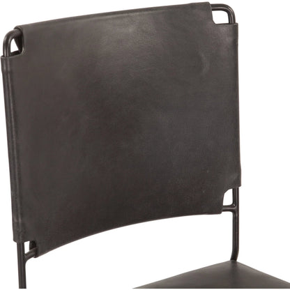 Melbourne Dining Chair by World Interiors in powder coated black. Made from unique in a unique style.