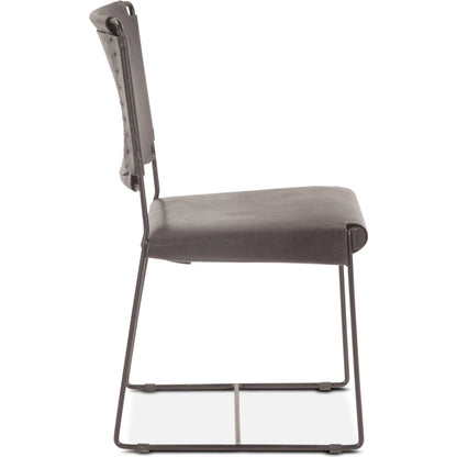 Melbourne Dining Chair by World Interiors in powder coated black. Made from unique in a unique style.