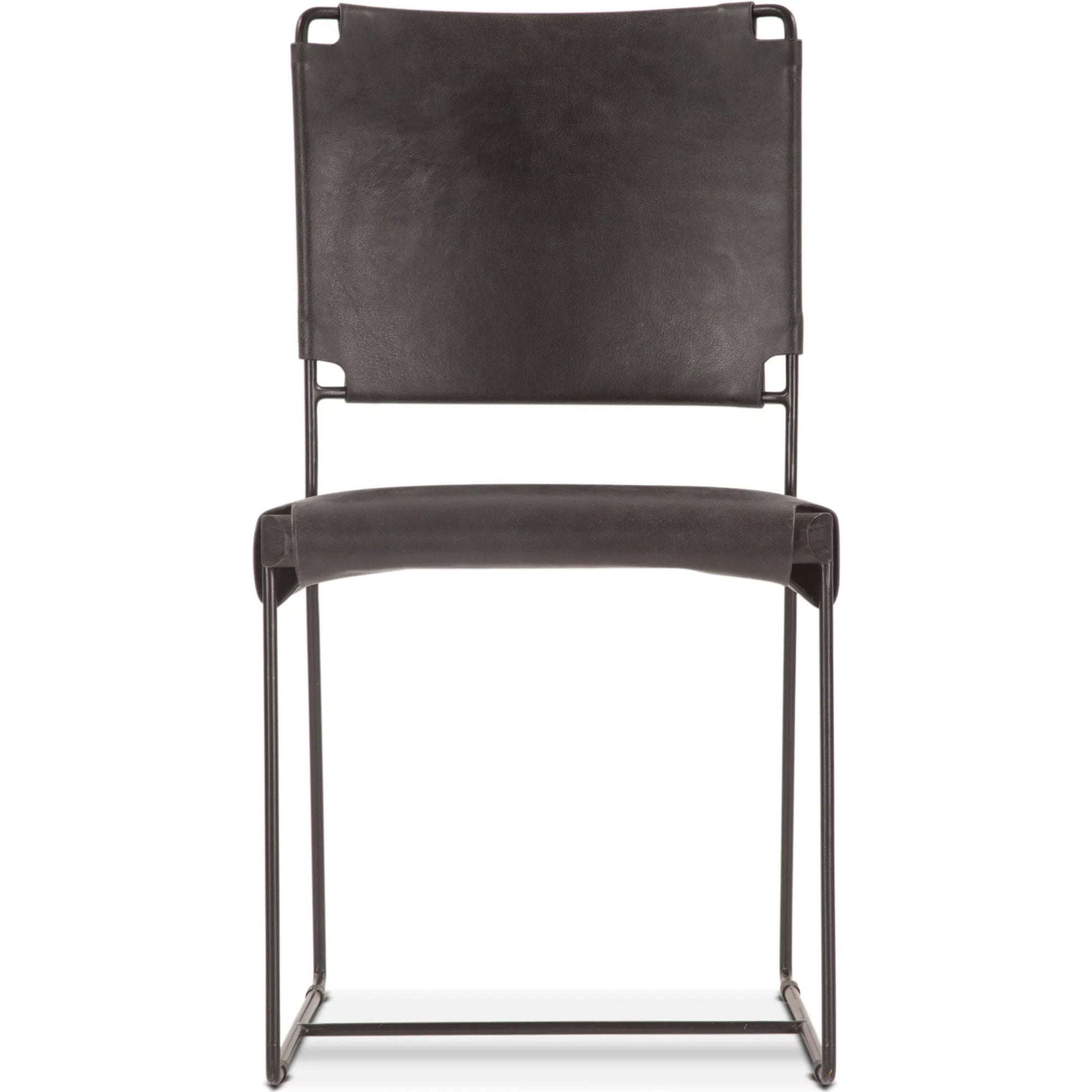 Melbourne Dining Chair by World Interiors in powder coated black. Made from unique in a unique style.