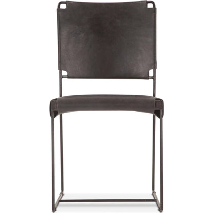Melbourne Dining Chair by World Interiors in powder coated black. Made from unique in a unique style.