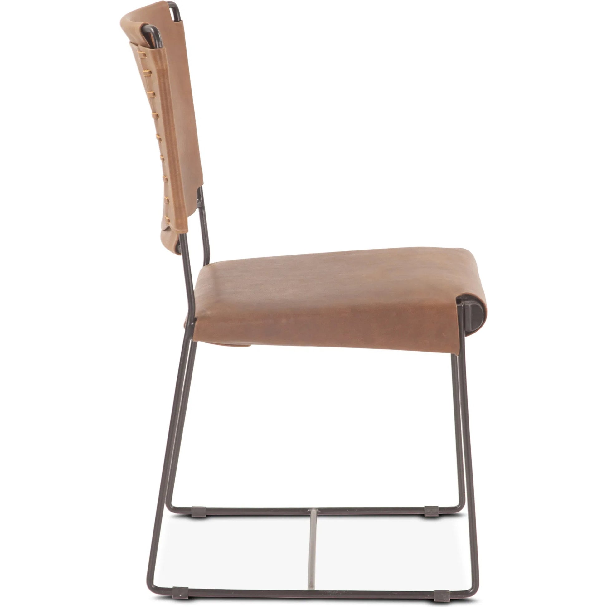Melbourne Dining Chair by World Interiors in powder coated black. Made from unique in a unique style.