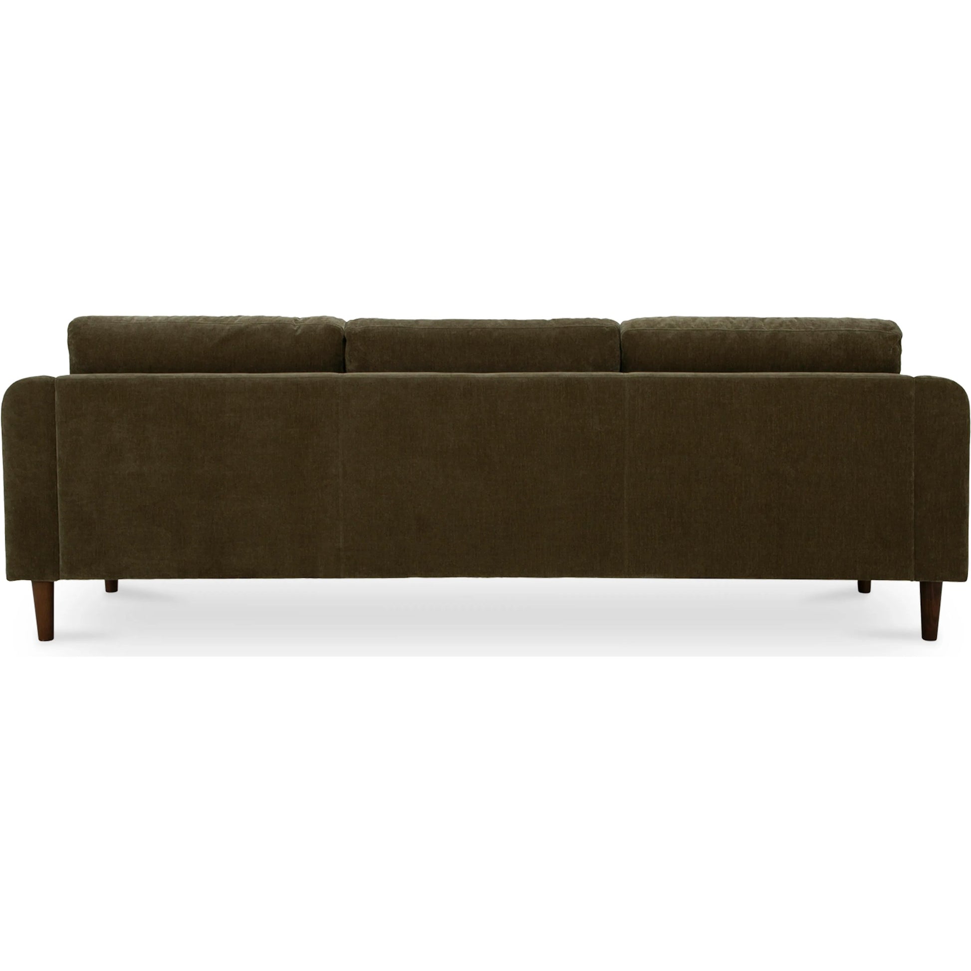 Quinn Sectional Cedar by Moe's Home Collection. Made from upholstery: recycled 100% polyester, frame: mdf, plywood, pine, foam, fiber seat, rubberwood legs in a eclectic & global style.