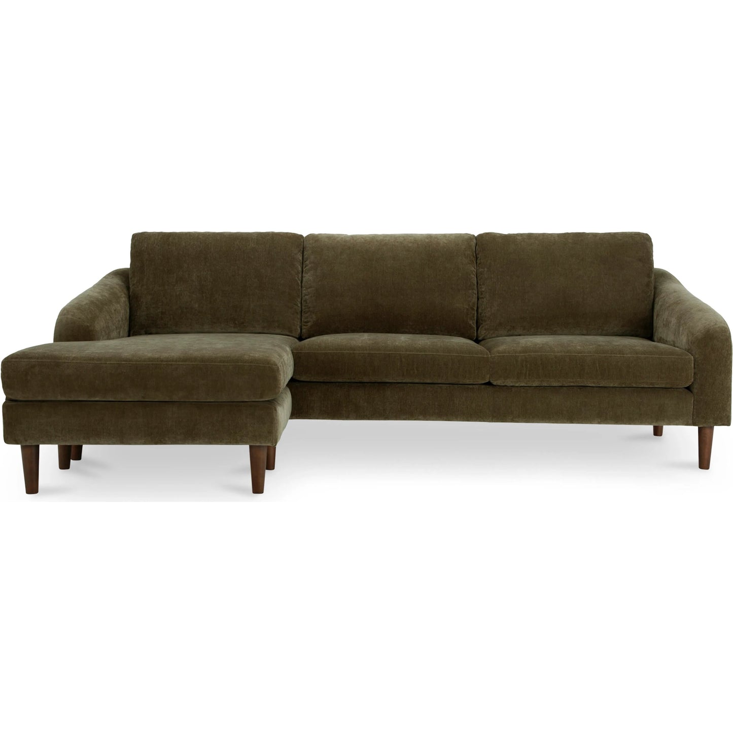 001 SI-2368247 | Primary Silo | Quinn Sectional Cedar by Moe's Home Collection. Made from upholstery: recycled 100% polyester, frame: mdf, plywood, pine, foam, fiber seat, rubberwood legs in a eclectic & global style.