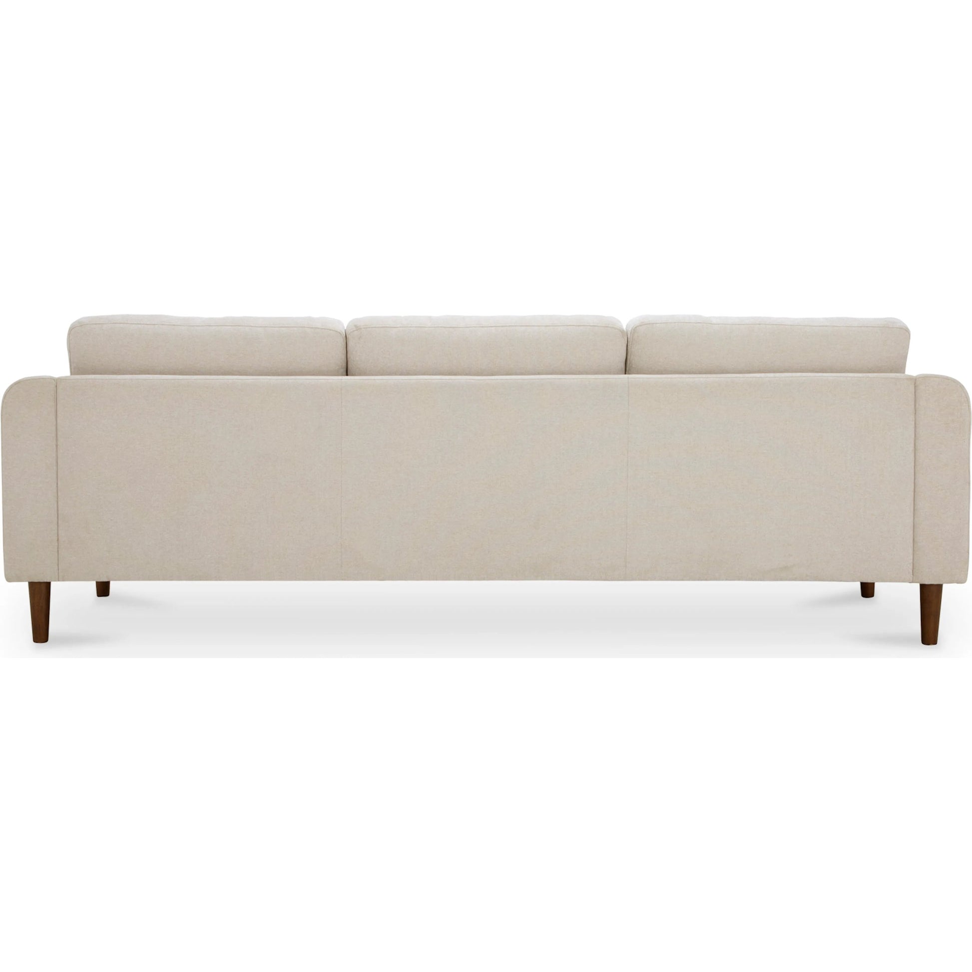 Quinn Sectional Cedar by Moe's Home Collection. Made from upholstery: recycled 100% polyester, frame: mdf, plywood, pine, foam, fiber seat, rubberwood legs in a eclectic & global style.