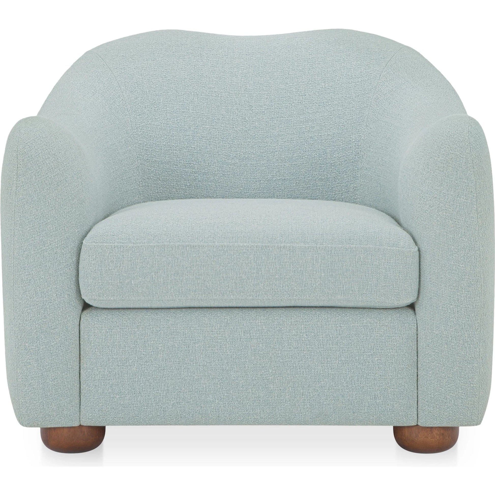 Bria Accent Chair by Moe's Home Collection. Made from upholstery: 100% polyester, solid rubber wood leg, solid beech, plywood frame, foam, fiber seat in a transitional style.