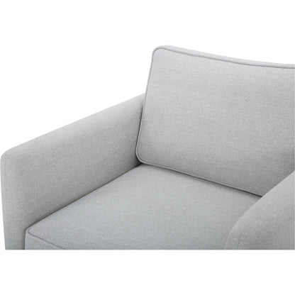 Vernon Accent Chair by Moe's Home Collection. Made from upholstery: 100% polyester, walnut tone veneer base, solid beech, plywood frame, foam, fiber seat in a unique style.