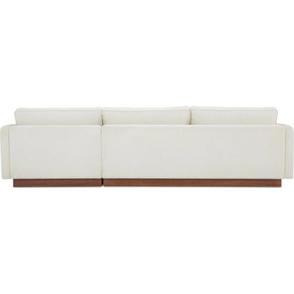 Vernon Sectional by Moe's Home Collection. Made from upholstery: 100% polyester, walnut tone veneer base, solid beech, plywood frame, foam, fiber seat in a unique style.