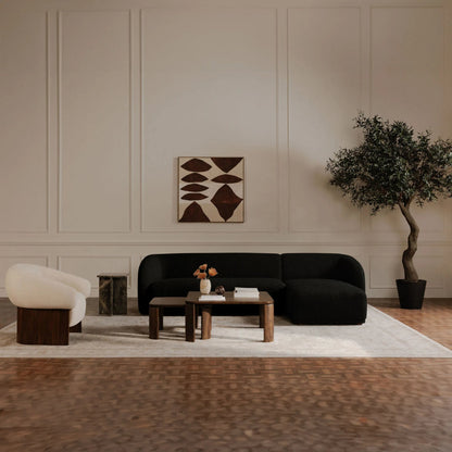 Faye Sectional by Moe's Home Collection. Made from unique in a transitional style.