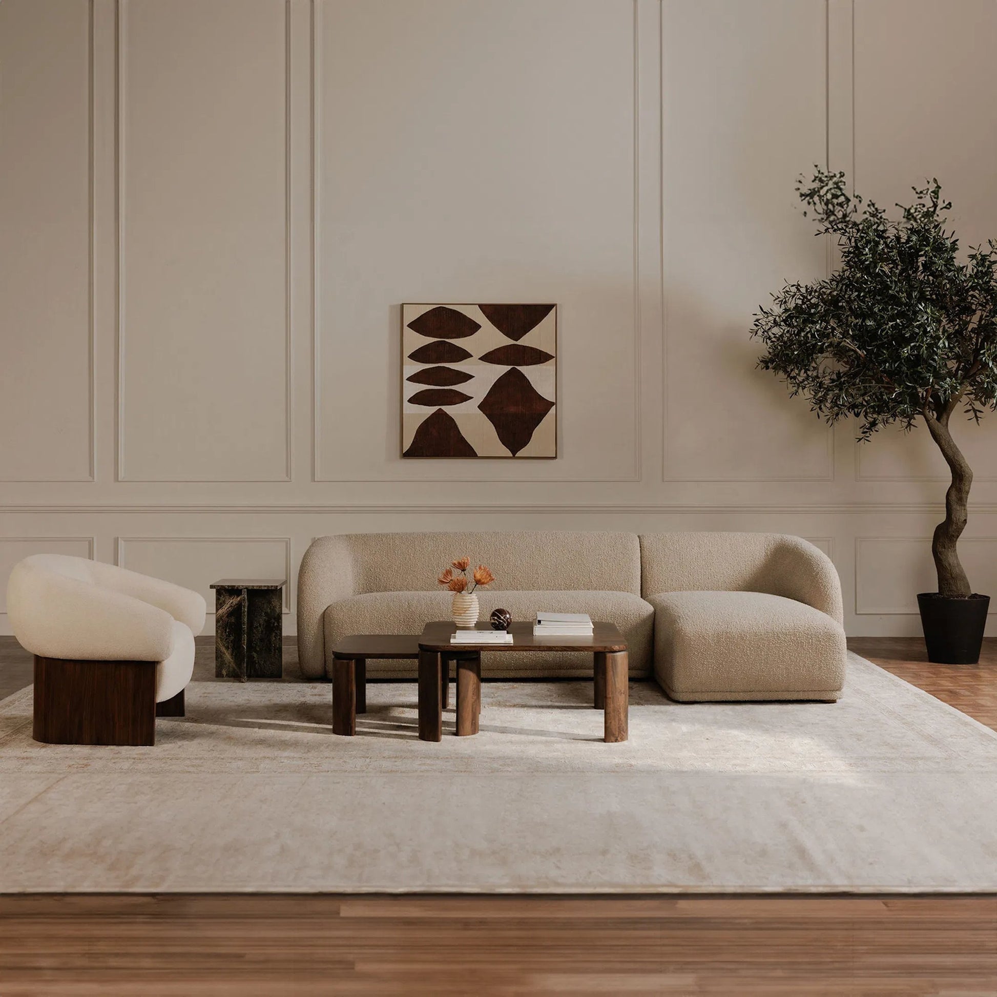 Faye Sectional by Moe's Home Collection. Made from unique in a transitional style.