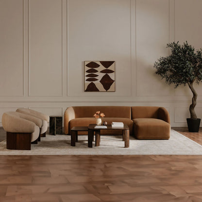 Faye Sectional by Moe's Home Collection. Made from unique in a transitional style.