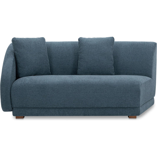 Fraser Arm Facing Sofa by Moe's Home Collection. Made from upholstery: 100% polyester, solid beech, plywood frame, foam, fiber seat in a unique style.