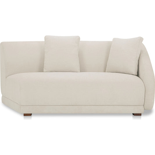 Fraser Arm Facing Sofa by Moe's Home Collection. Made from upholstery: 100% polyester, solid beech, plywood frame, foam, fiber seat in a unique style.