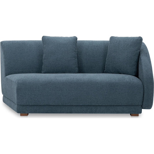 Fraser Arm Facing Sofa by Moe's Home Collection. Made from upholstery: 100% polyester, solid beech, plywood frame, foam, fiber seat in a unique style.