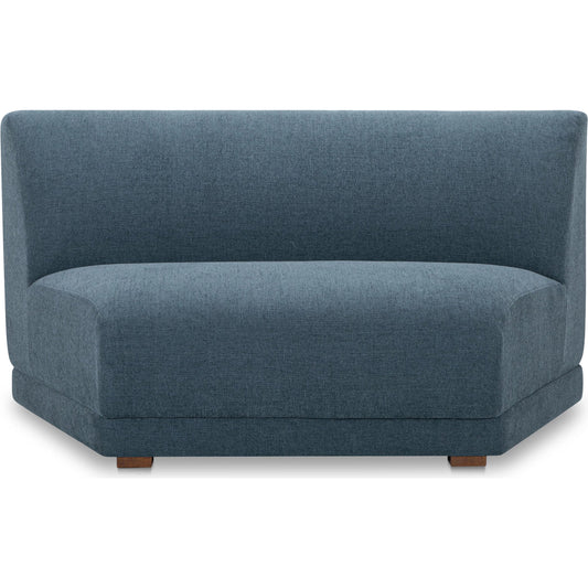 Fraser Wedge Slipper Chair by Moe's Home Collection. Made from upholstery: 100% polyester, solid beech, plywood frame, foam, fiber seat in a unique style.