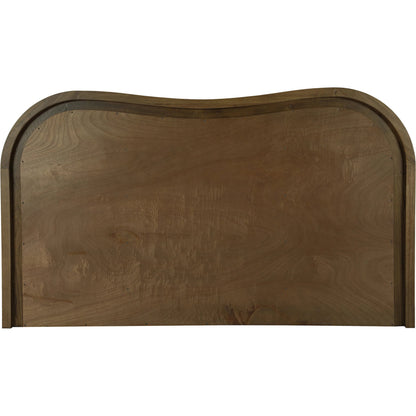 Camilla Bed by Moe's Home Collection in chestnut. Made from upholstery: 100% polyester, frame: ash, foam in a traditional style.