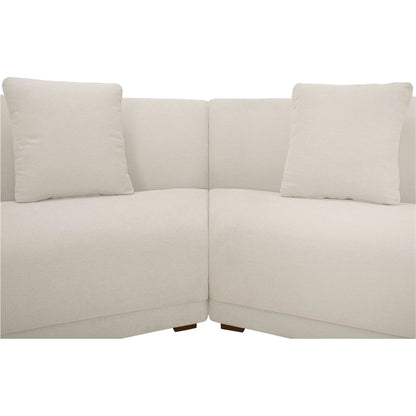 Fraser 3 Piece Modular Sectional with Slipper by Moe's Home Collection. Made from upholstery: 100% polyester, solid beech, plywood frame, foam, fiber seat in a transitional style.