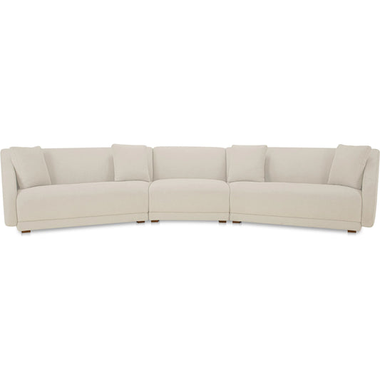 Fraser 3 Piece Modular Sectional with Slipper by Moe's Home Collection. Made from upholstery: 100% polyester, solid beech, plywood frame, foam, fiber seat in a unique style.