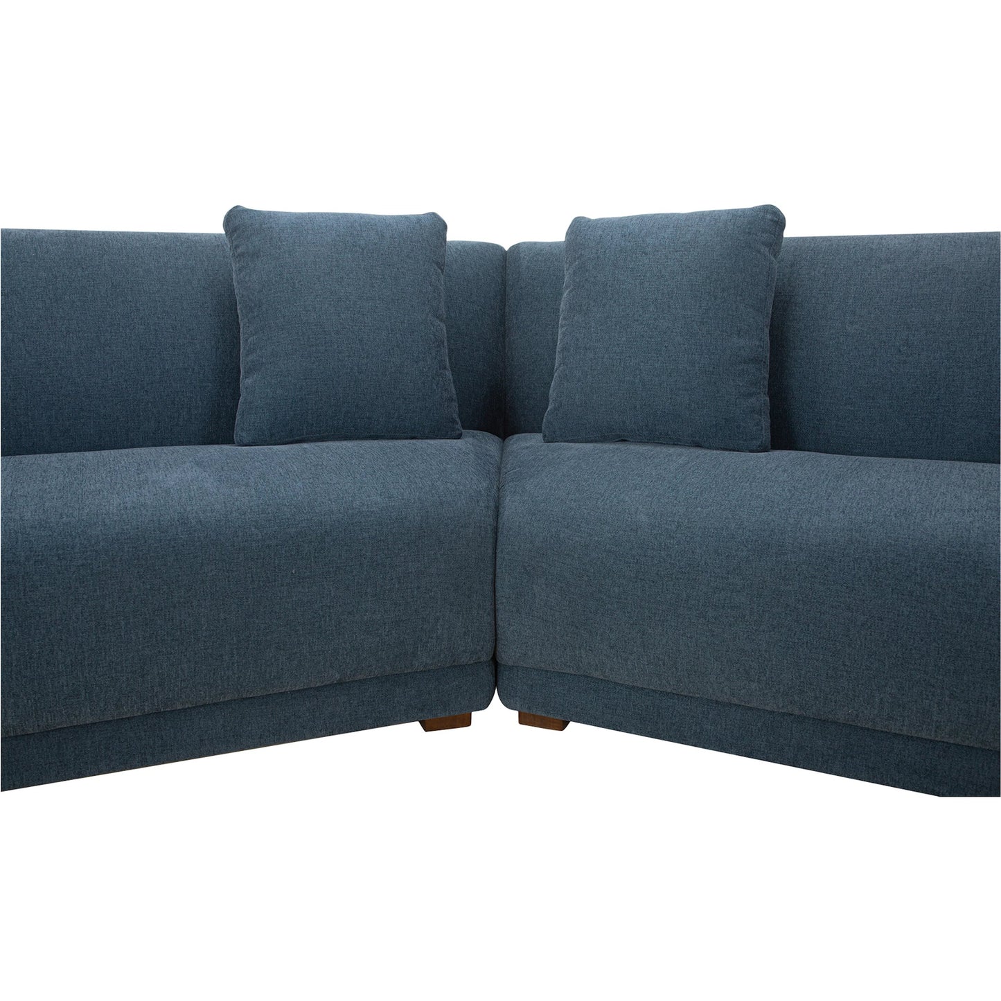 007 SI-2368062 | Closeup | Fraser 3 Piece Modular Sectional with Slipper by Moe's Home Collection. Made from upholstery: 100% polyester, solid beech, plywood frame, foam, fiber seat in a transitional style.