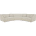 Fraser 3 Piece Modular Sectional with Wedge Slipper by Moe's Home Collection. Made from upholstery: 100% polyester, solid beech, plywood frame, foam, fiber seat in a transitional style.