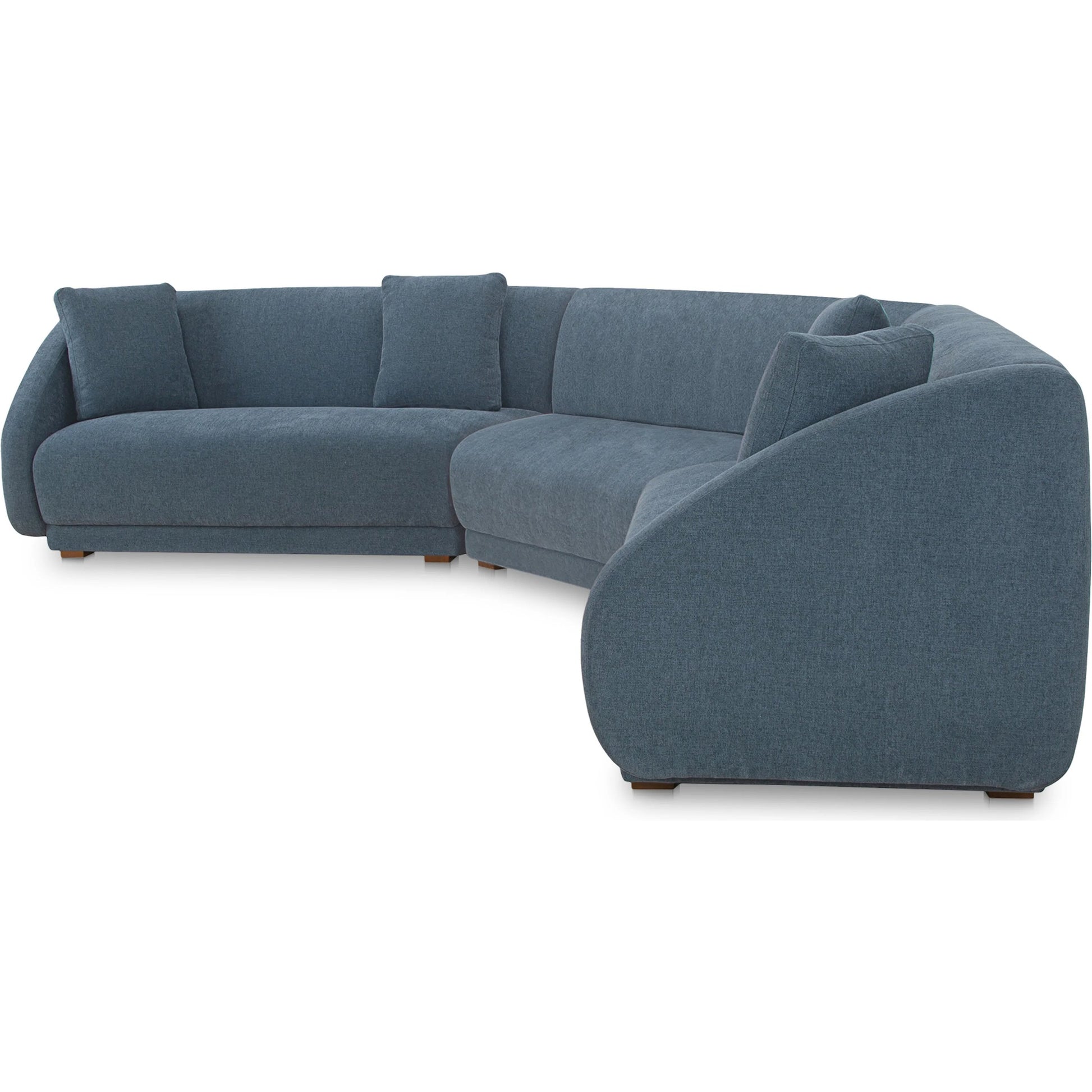 Fraser 3 Piece Modular Sectional with Wedge Slipper by Moe's Home Collection. Made from upholstery: 100% polyester, solid beech, plywood frame, foam, fiber seat in a transitional style.