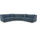 Fraser 3 Piece Modular Sectional with Wedge Slipper by Moe's Home Collection. Made from upholstery: 100% polyester, solid beech, plywood frame, foam, fiber seat in a transitional style.