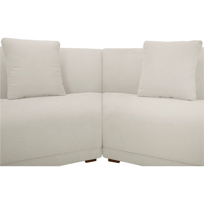 Fraser 4 Piece Modular Sectional by Moe's Home Collection. Made from upholstery: 100% polyester, solid beech, plywood frame, foam, fiber seat in a transitional style.