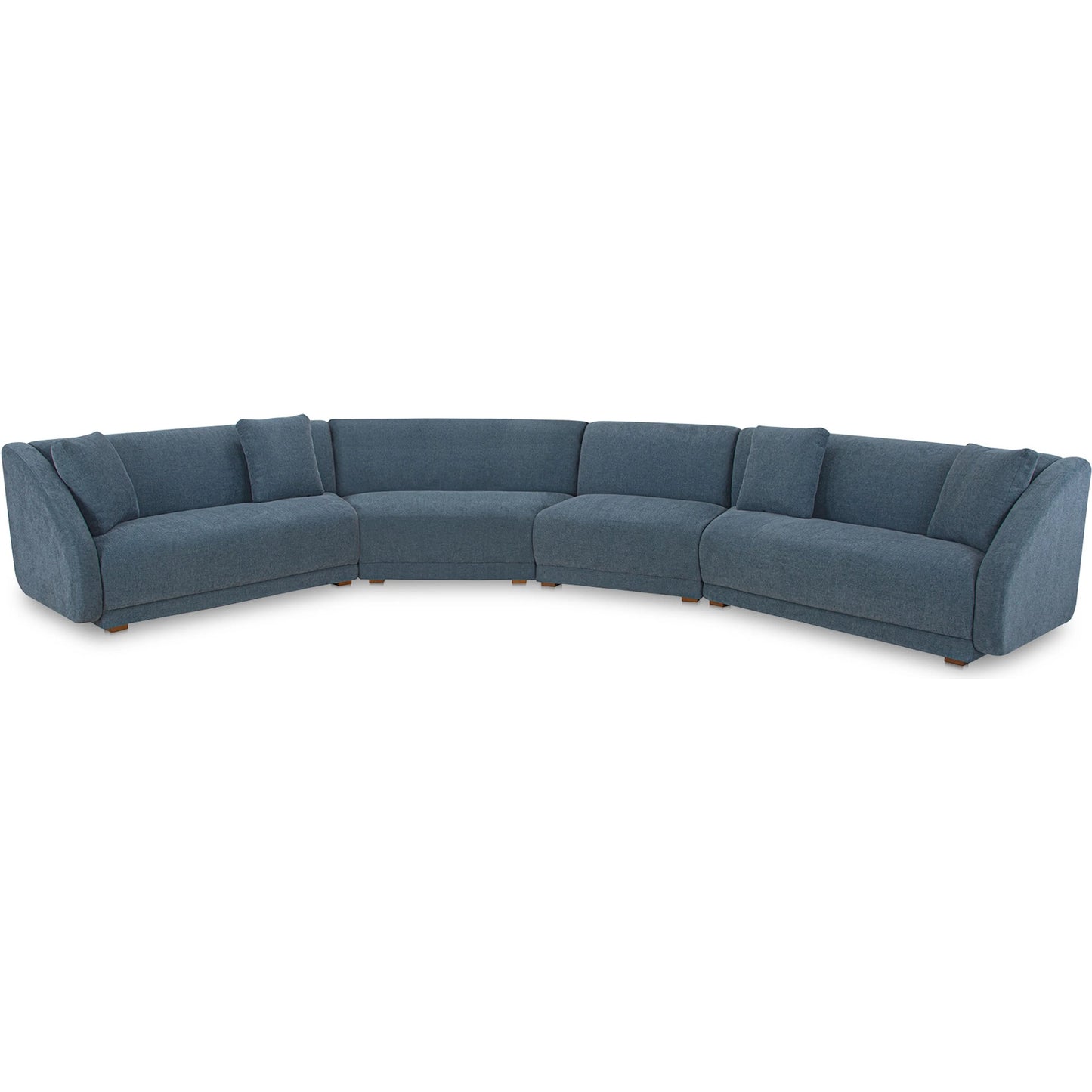 004 SI-2368066 | Primary Silo | Fraser 4 Piece Modular Sectional by Moe's Home Collection. Made from upholstery: 100% polyester, solid beech, plywood frame, foam, fiber seat in a transitional style.