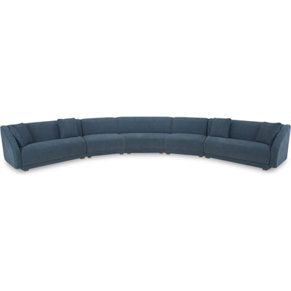 Fraser 5 Piece Modular Sectional by Moe's Home Collection. Made from upholstery: 100% polyester, solid beech, plywood frame, foam, fiber seat in a transitional style.