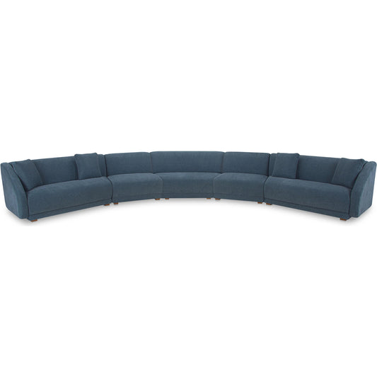 Fraser 5 Piece Modular Sectional by Moe's Home Collection. Made from upholstery: 100% polyester, solid beech, plywood frame, foam, fiber seat in a unique style.