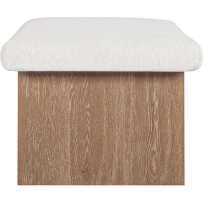 Gemma Storage Bench by Moe's Home Collection. Made from unique in a transitional style.