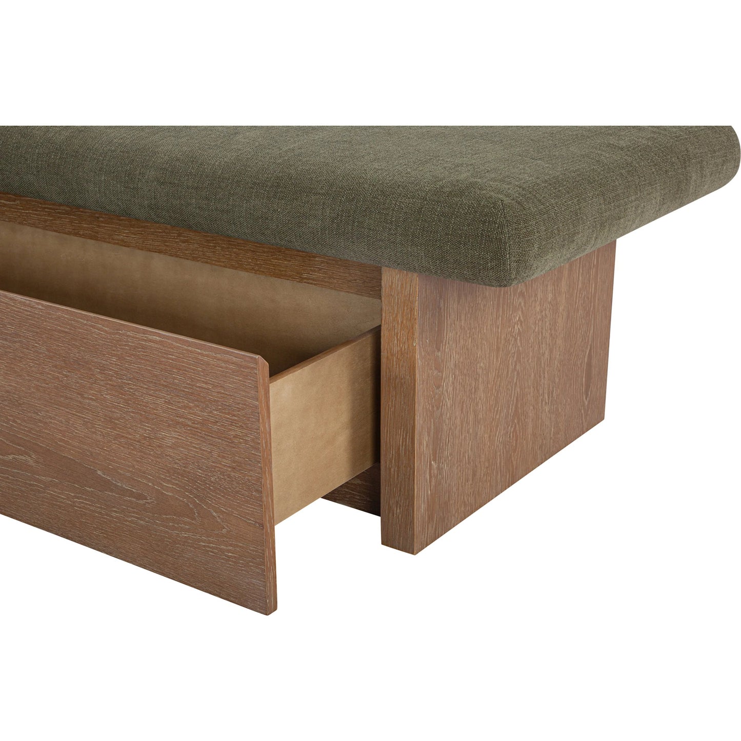010 SI-2441390 | Closeup | Gemma Storage Bench by Moe's Home Collection. Made from unique in a transitional style.