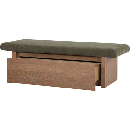 Gemma Storage Bench by Moe's Home Collection. Made from unique in a transitional style.