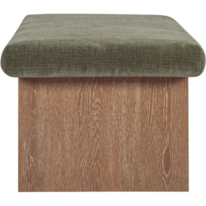 Gemma Storage Bench by Moe's Home Collection. Made from unique in a transitional style.