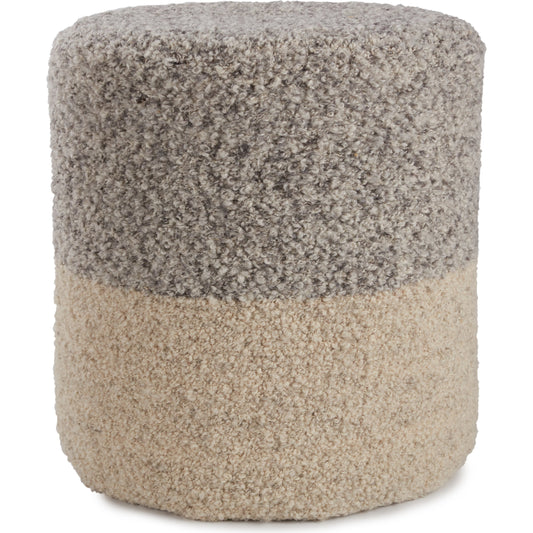 Folke FOL01 Pouf by Jaipur Living. Made from 100% wool in a modern style.