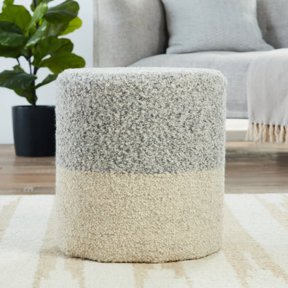 Folke FOL01 Pouf by Jaipur Living. Made from 100% wool in a modern style.