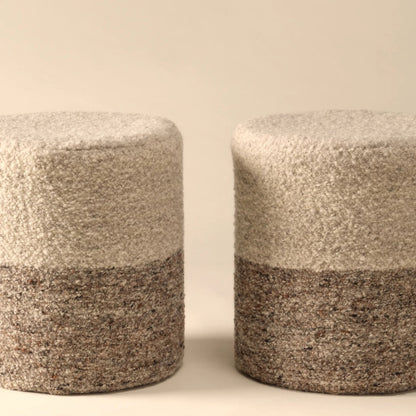 Folke FOL01 Pouf by Jaipur Living. Made from 100% wool in a modern style.