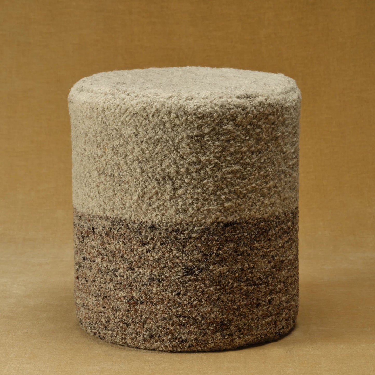 009 SI-2062278 | Closeup | Folke FOL01 Pouf by Jaipur Living. Made from 100% wool in a modern style.