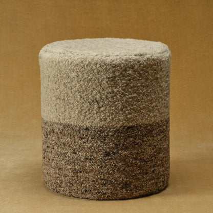 Folke FOL01 Pouf by Jaipur Living. Made from 100% wool in a modern style.