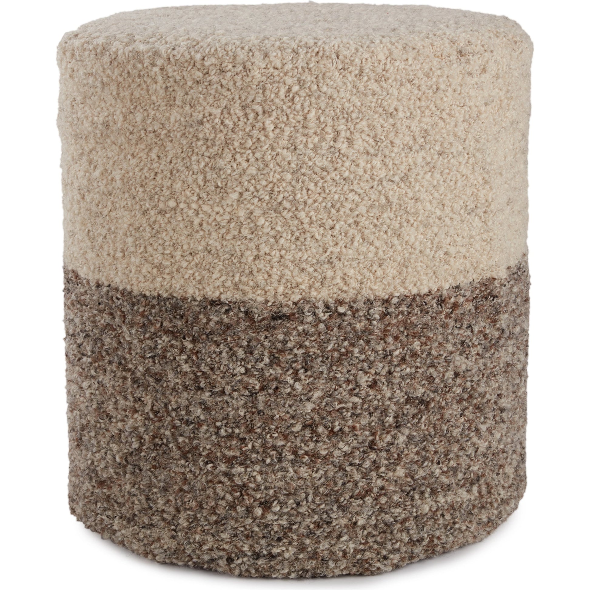 Folke FOL01 Pouf by Jaipur Living. Made from 100% wool in a modern style.