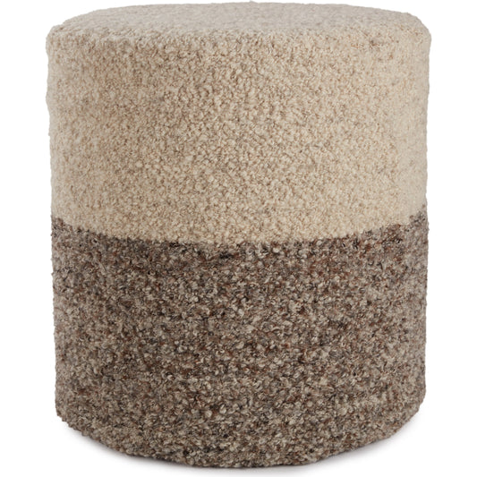 Folke FOL01 Pouf by Jaipur Living. Made from 100% wool in a modern style.