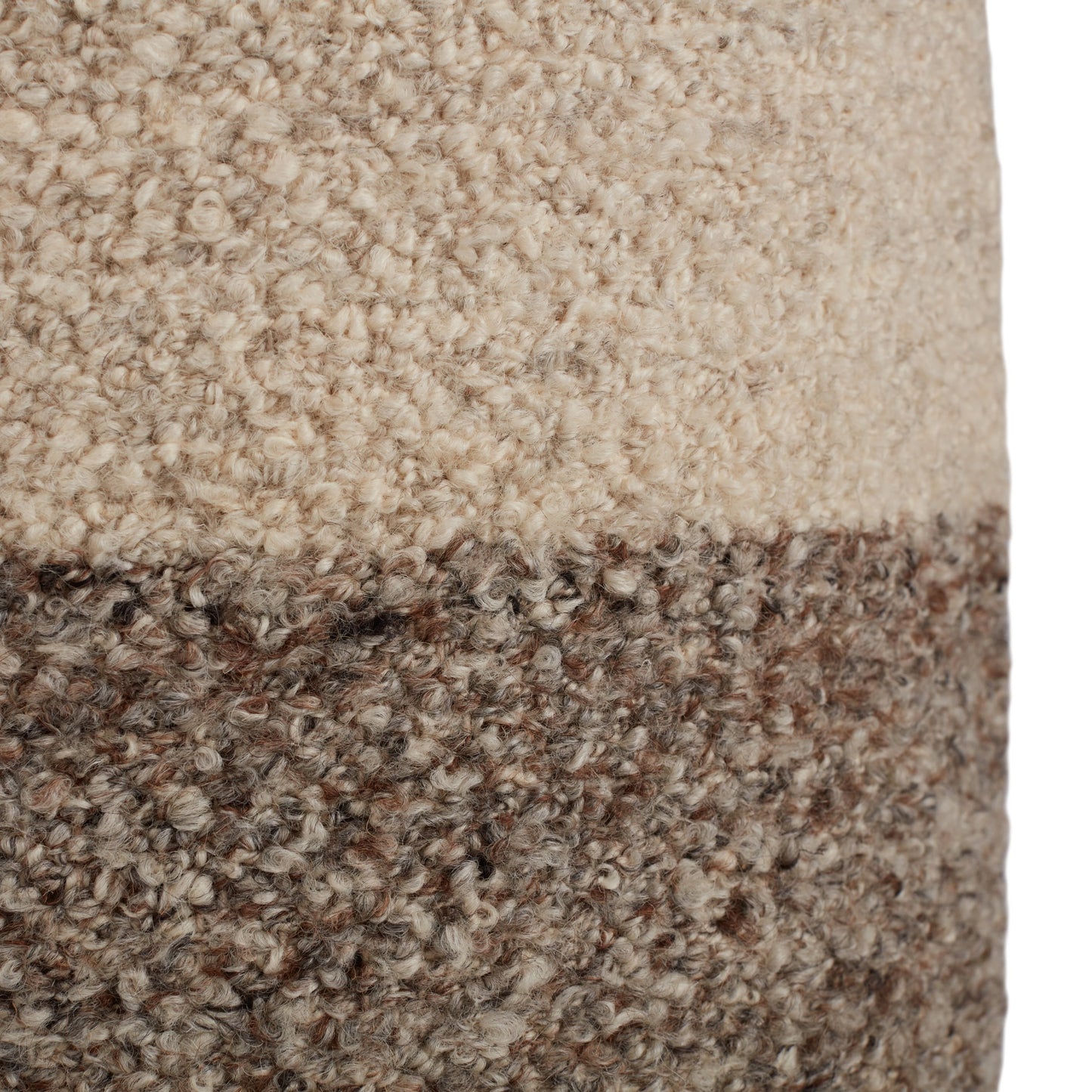 004 SI-2062278 | Closeup | Folke FOL01 Pouf by Jaipur Living. Made from 100% wool in a modern style.