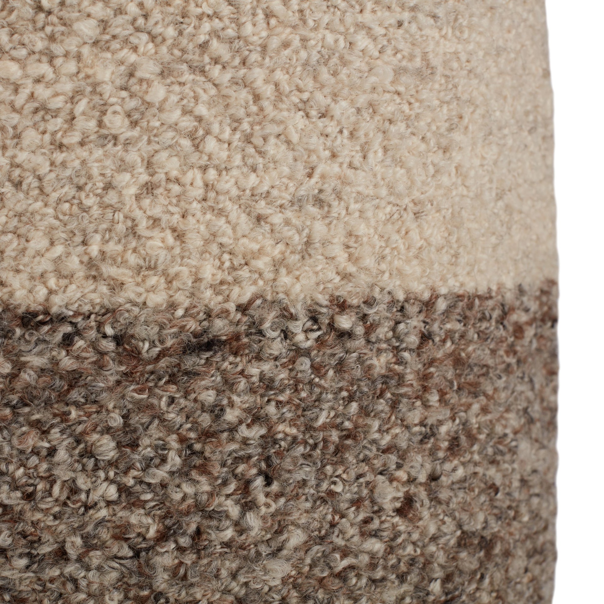 Folke FOL01 Pouf by Jaipur Living. Made from 100% wool in a modern style.