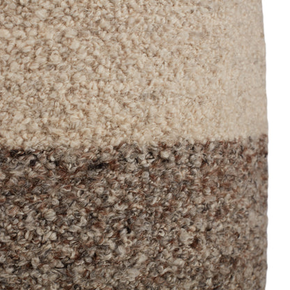 Folke FOL01 Pouf by Jaipur Living. Made from 100% wool in a modern style.