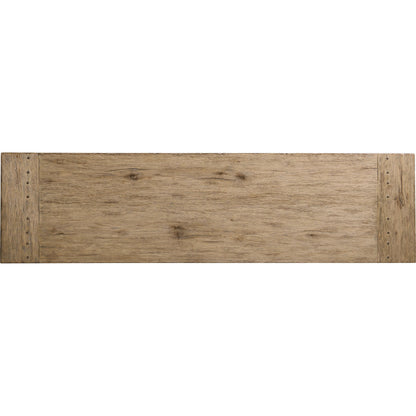 Sagehill Spindle-Leg Console by Jonathan Charles in timberon grey oak. Made from main oak in a unique style.