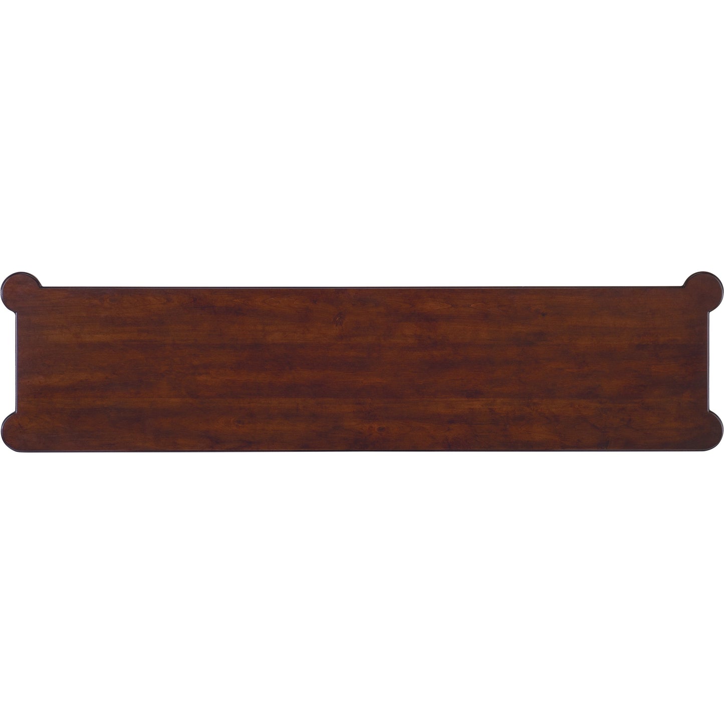 005 SI-2029010 | Additional Silo | Charleston 64" Console Table by Hooker Furniture in maraschino cherry. Made from cherry veneers, solid-wood edge top in a traditional style.