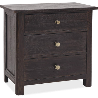 Driftwood Three-Drawer Nightstand by Hooker Furniture. Made from unique in a transitional style.