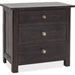 Driftwood Three-Drawer Nightstand by Hooker Furniture. Made from unique in a transitional style.