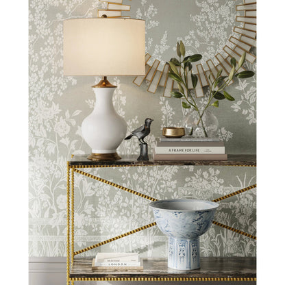 Han Dynasty Bird by Currey and Company in dark bronze. Made from bronze in a modern style.