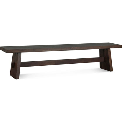 Acadia Dining Bench by World Interiors. Made from acacia wood in a traditional style.