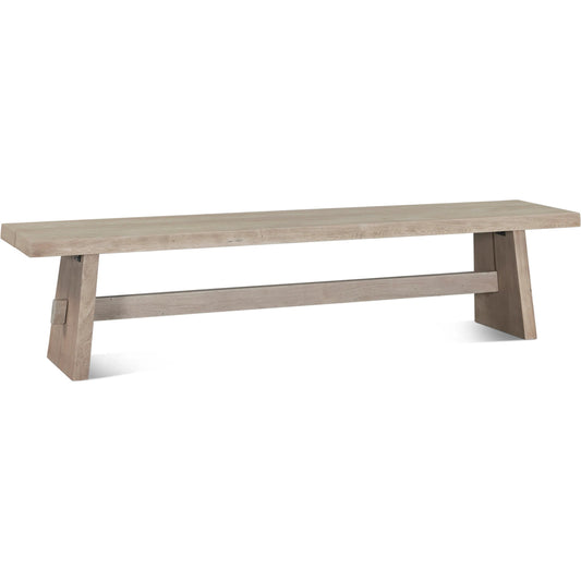 Acadia Dining Bench by World Interiors. Made from acacia wood in a unique style.